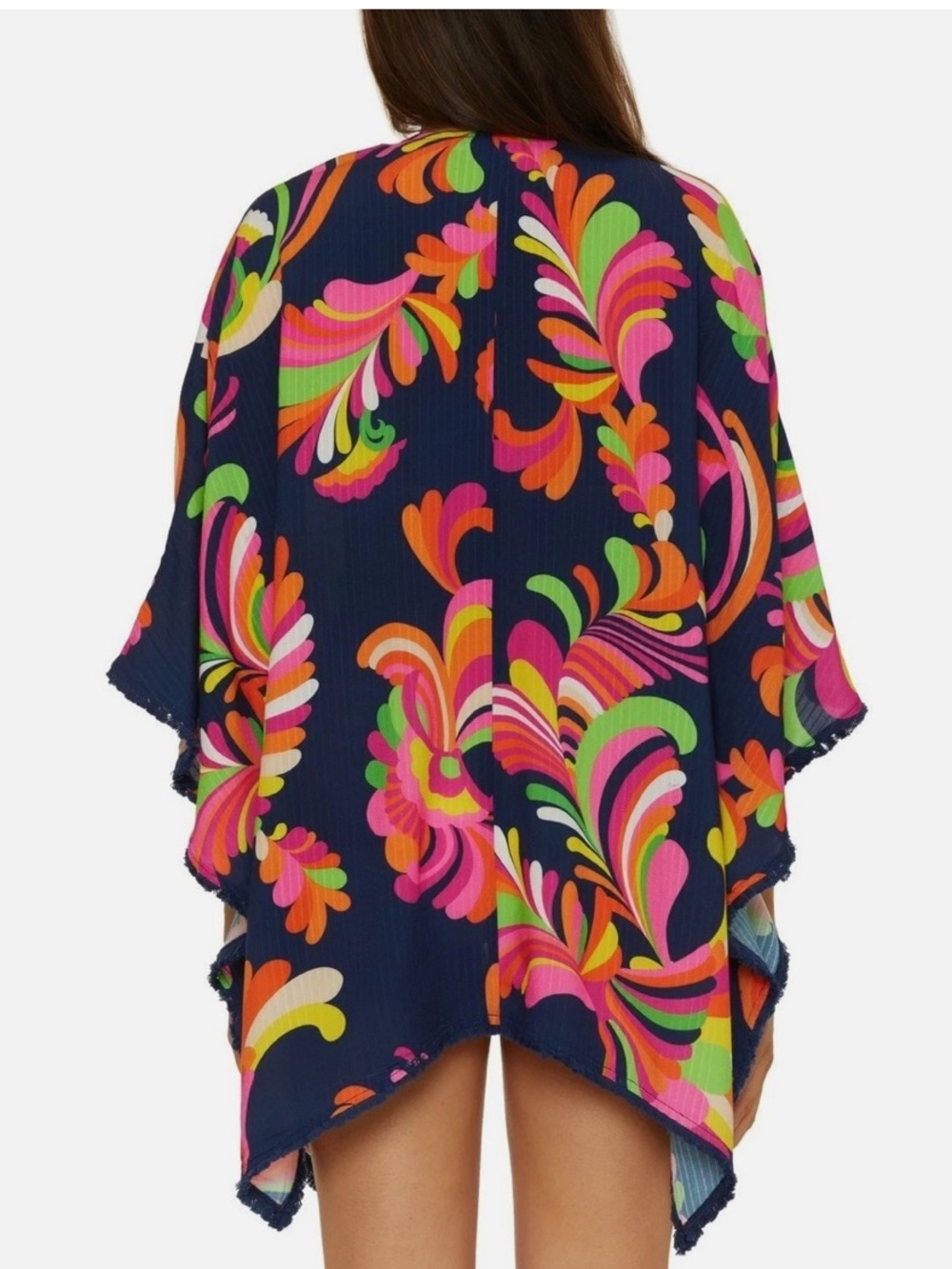 NWT Trina Turk Palms Paradise Poolside Swirl Kimono Swim Cover-up - Picture 4 of 6